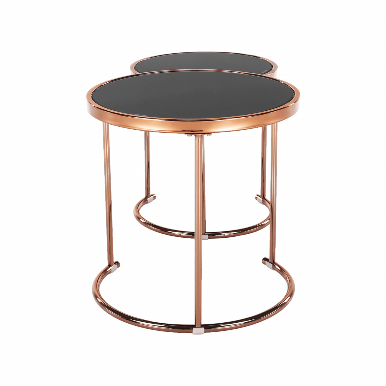 Poze Set 2 masute de cafea MORINO rose gold