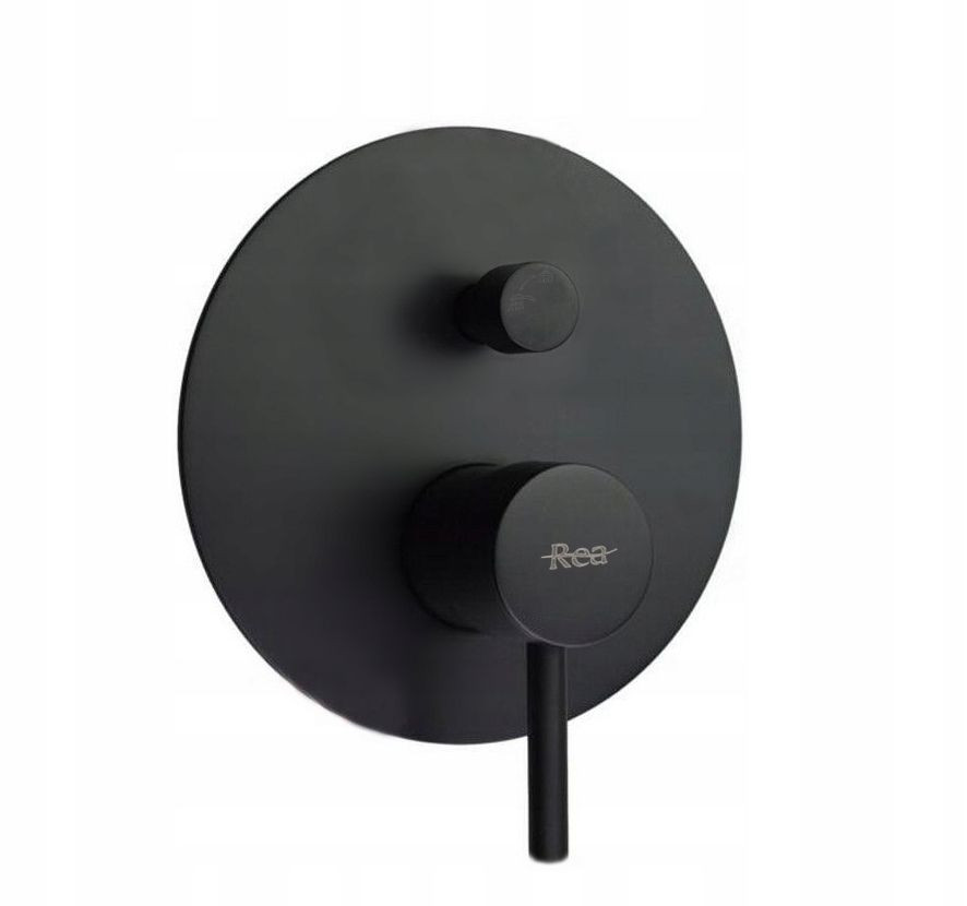 Poze Set baterie pentru dus Lungo negru mat