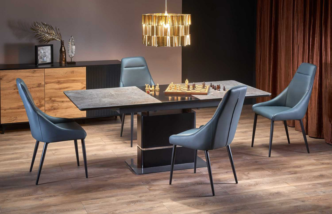 Poze Set masa extensibila Martin L160-200 cm + 4 scaune K465 gri