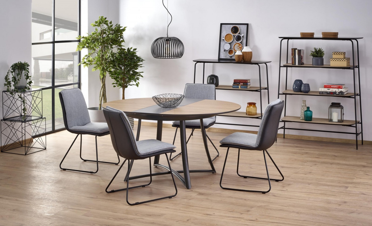 Poze Set masa extensibila MDF Moretti + 4 scaune K326