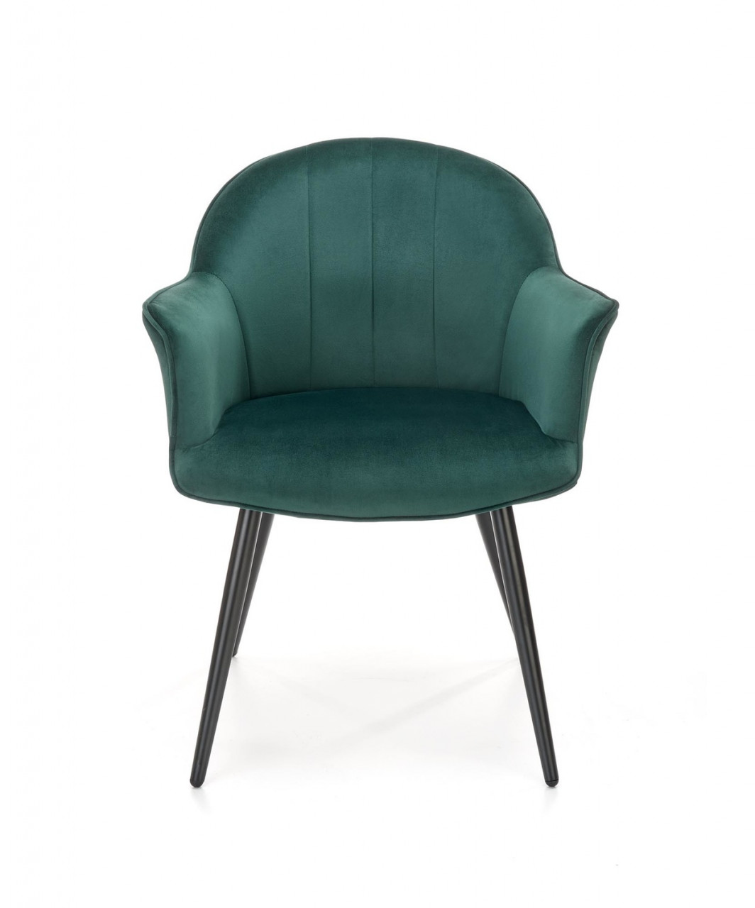 Poze Set masa extensibila Silvestro L180-220 cm + 4 scaune K468 velvet verde