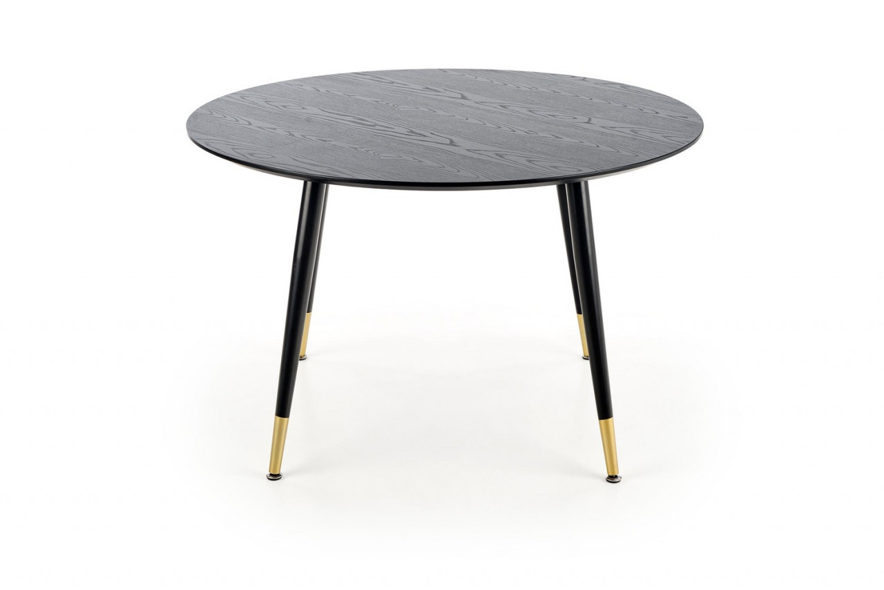 Poze Set masa rotunda Embos ø120 cm + 4 scaune K386 velvet verde