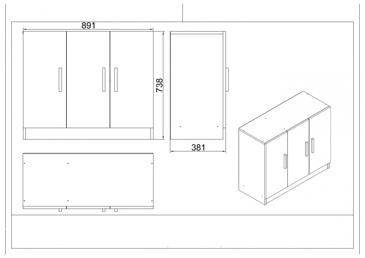 Poze Set mobilier de birou VO18-W