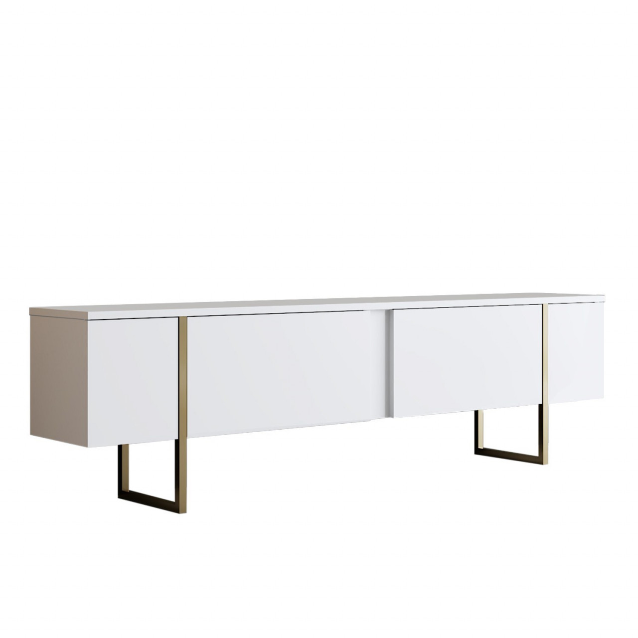 Poze Set mobilier living Luxe alb/auriu