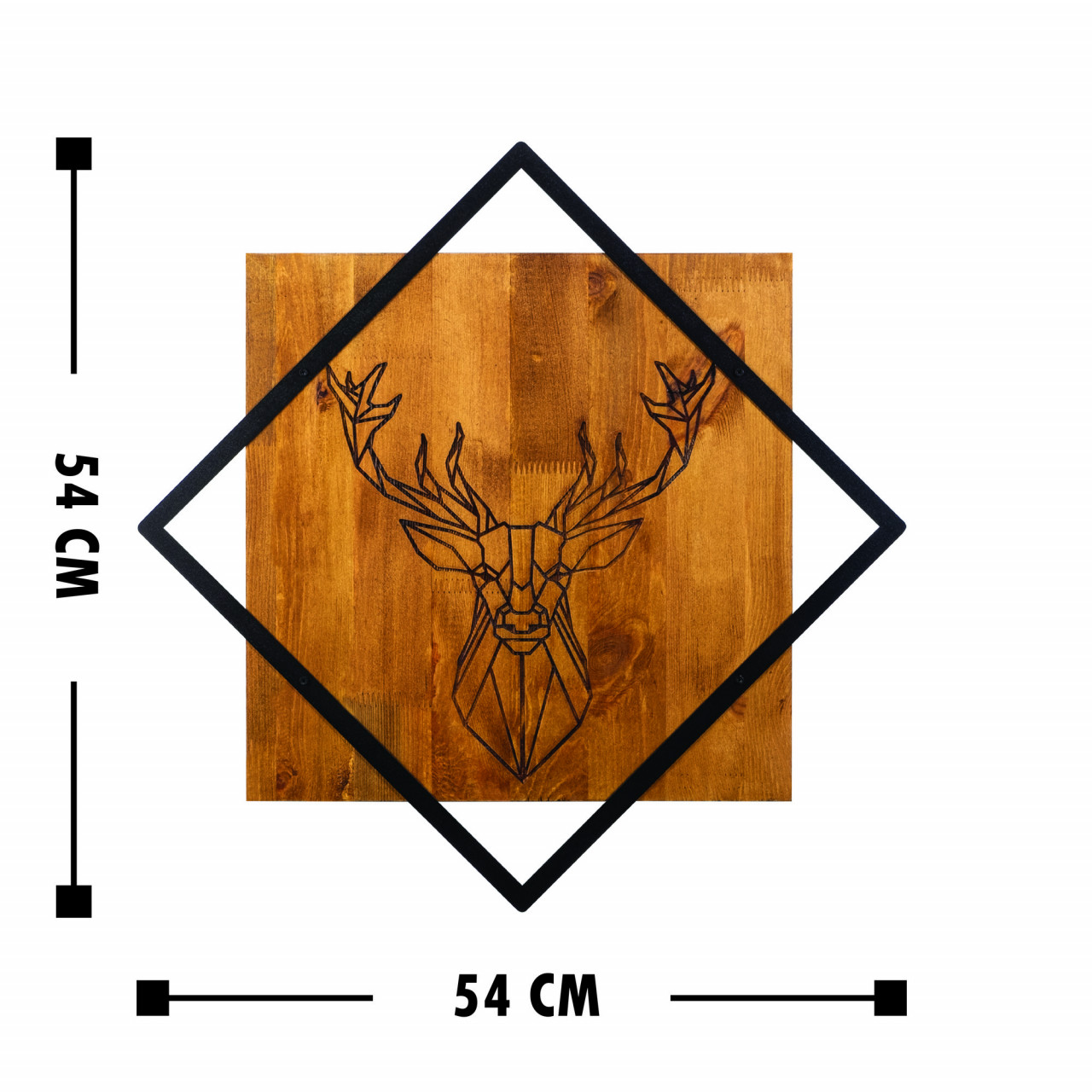 Poze Accesoriu decorativ de perete din lemn Deer