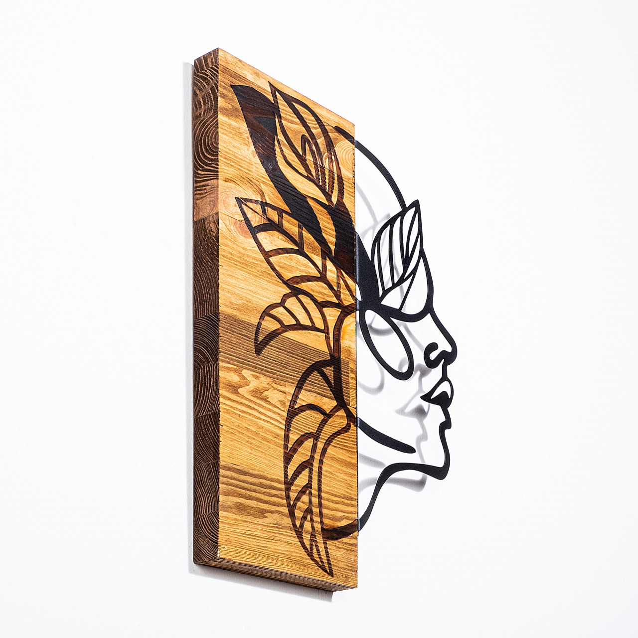 Poze Accesoriu decorativ de perete din lemn Dingin