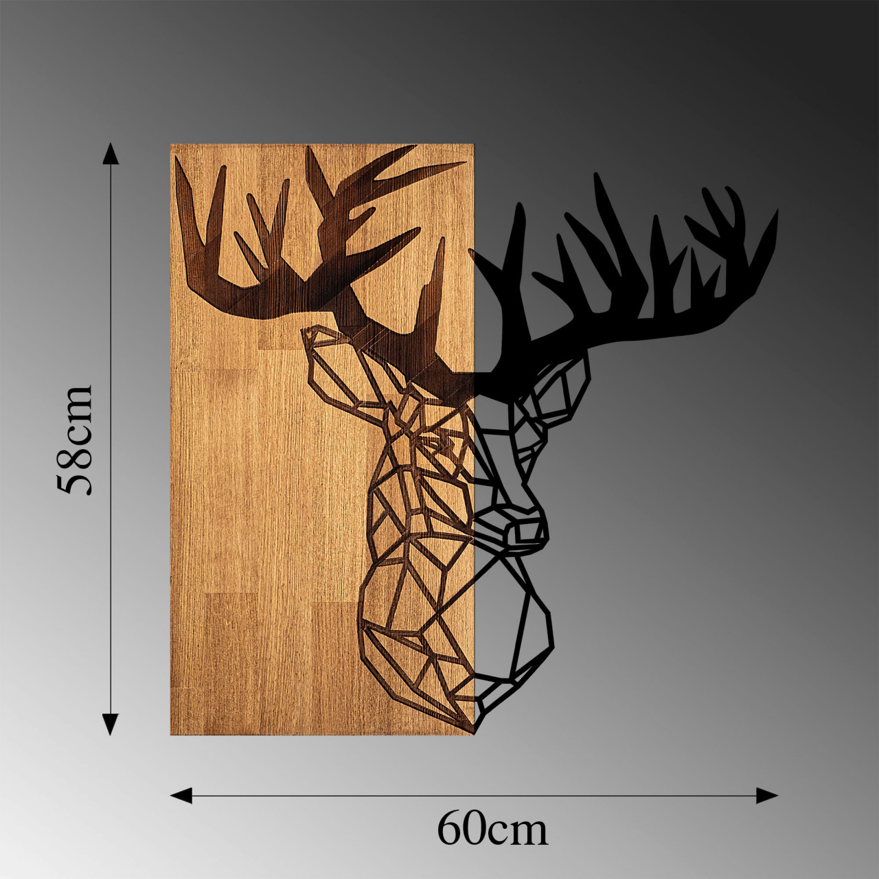 Poze Accesoriu decorativ de perete din lemn MA-285
