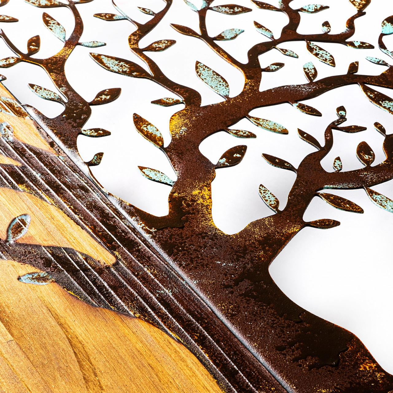 Poze Accesoriu decorativ de perete din lemn Mysterious Tree - 371-A