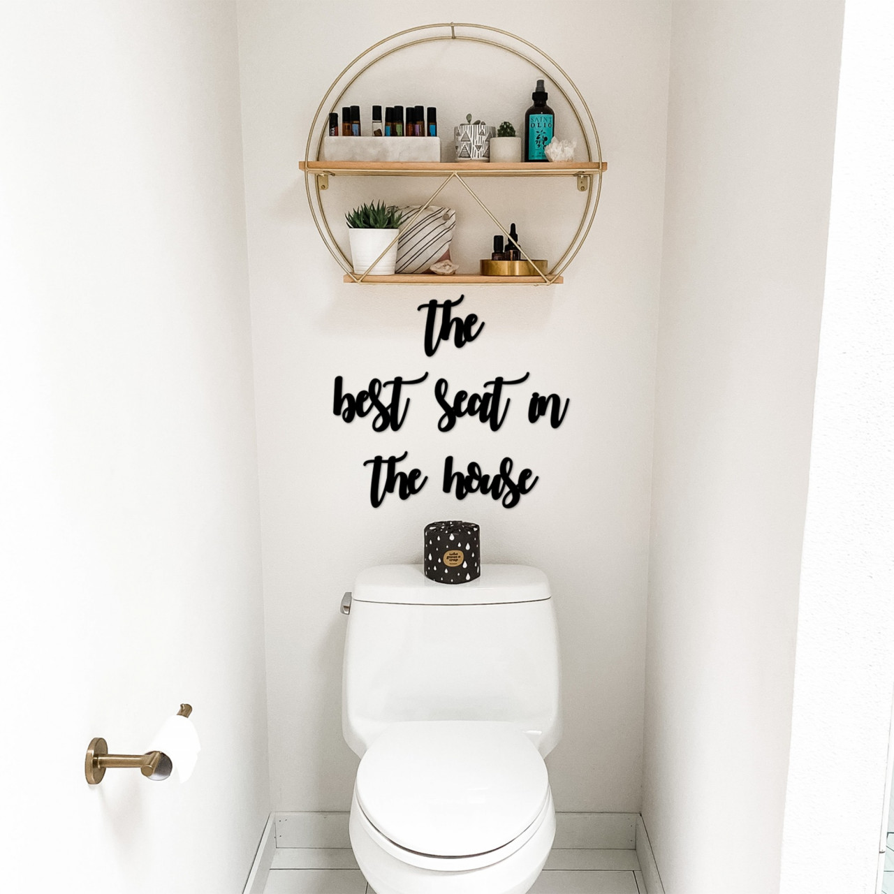 Poze Accesoriu decorativ de perete din lemn The best seat