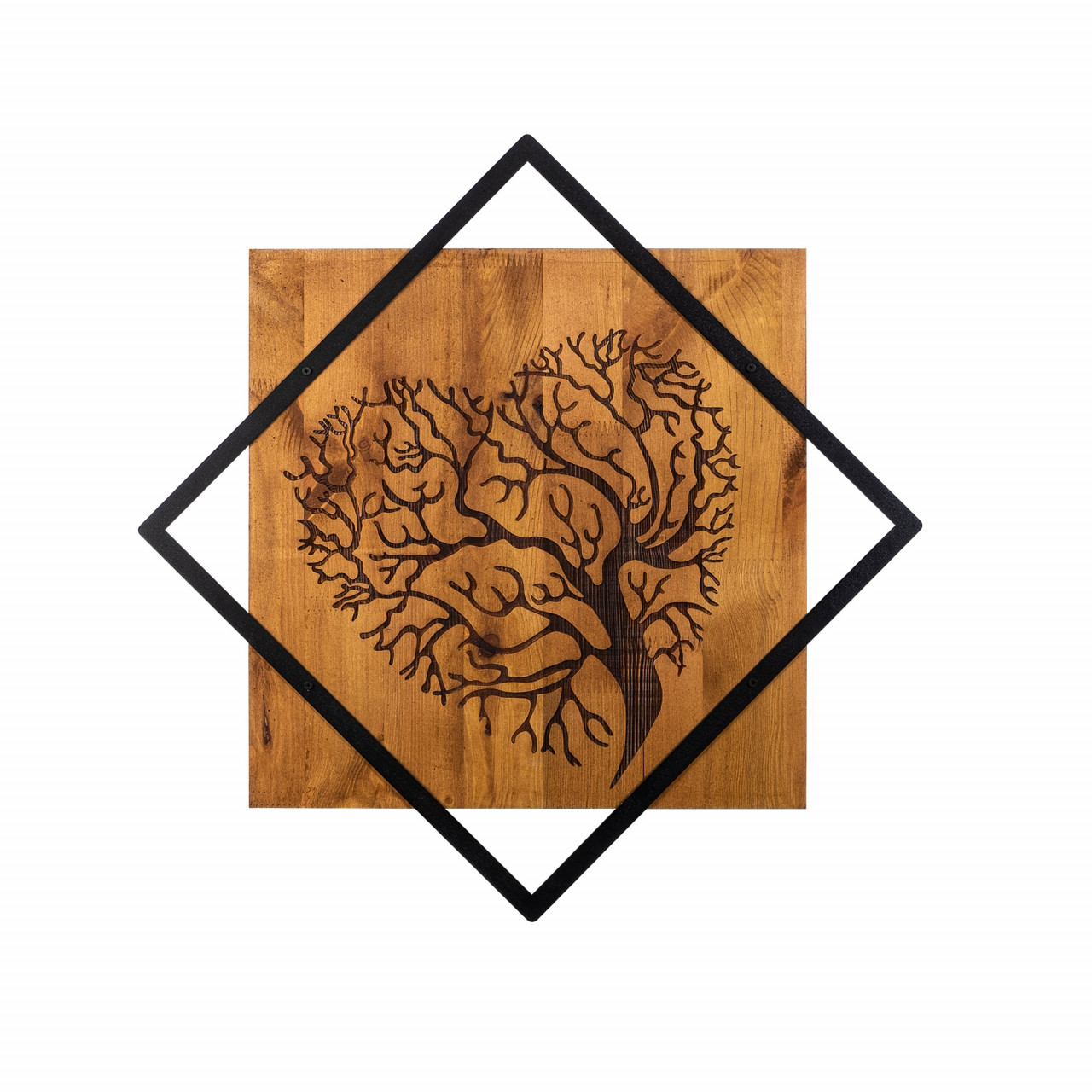 Poze Accesoriu decorativ de perete din lemn Tree 2