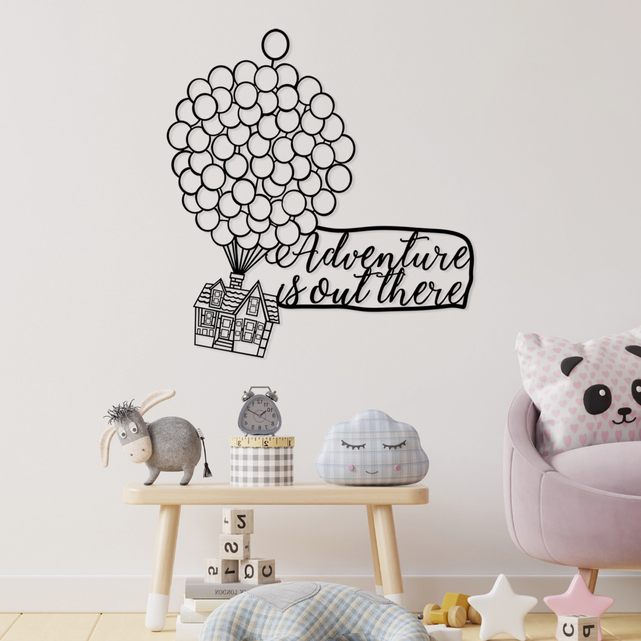 Poze Accesoriu decorativ de perete metalic Adventure Is Out There