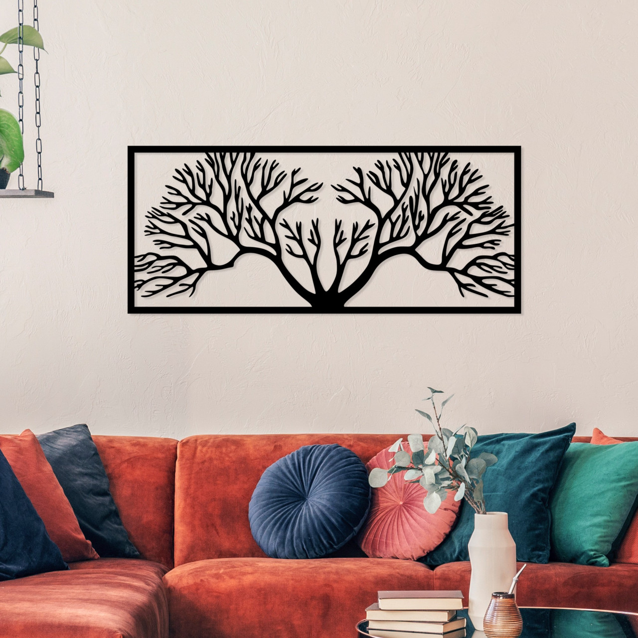 Poze Accesoriu decorativ de perete metalic Horn Tree