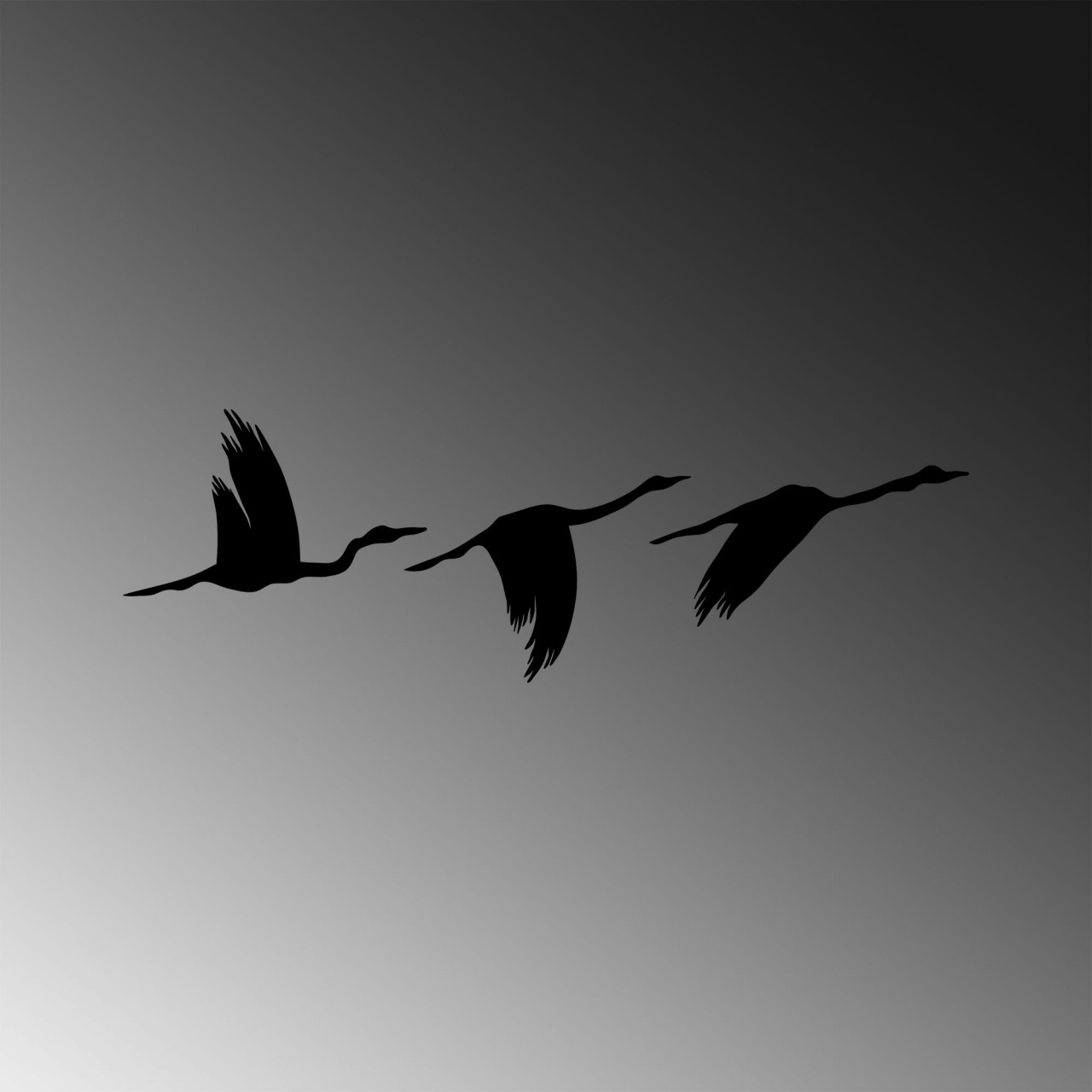 Poze Accesoriu decorativ de perete metalic Migrant Birds - 291