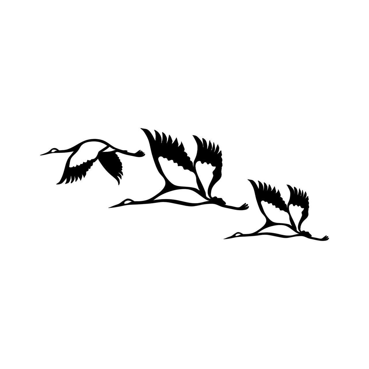 Poze Accesoriu decorativ de perete metalic Storks - 287