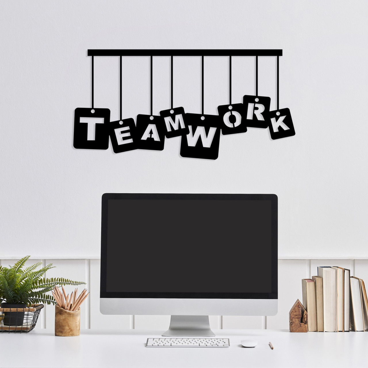 Poze Accesoriu decorativ de perete metalic Teamwork