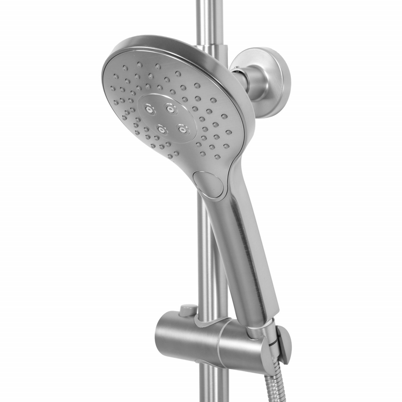 Poze Baterie de dus cu termostat Vincent argintiu periat