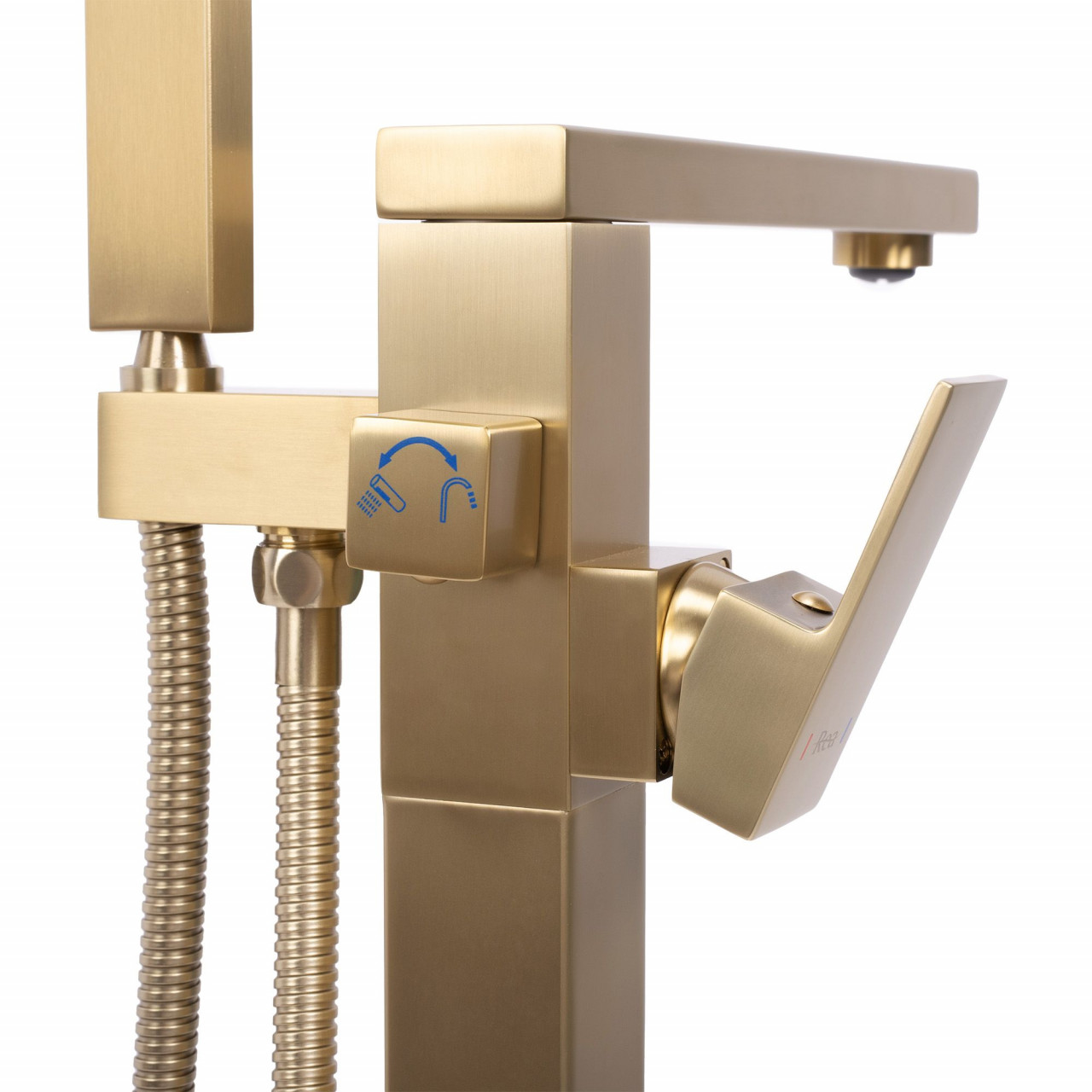 Poze Baterie freestanding Tery auriu periat H88,5 cm