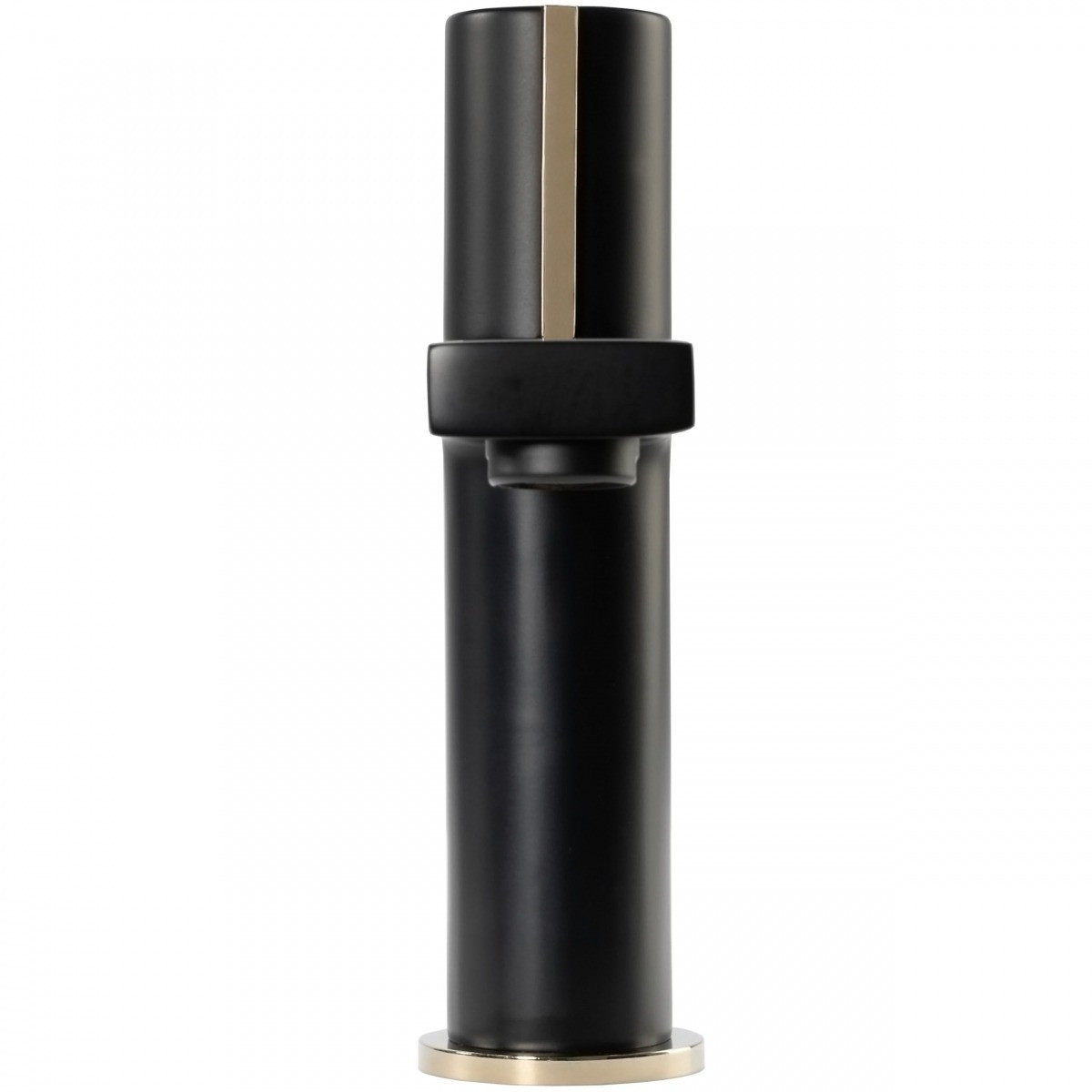 Poze Baterie Icon negru mat gold – H 18 cm