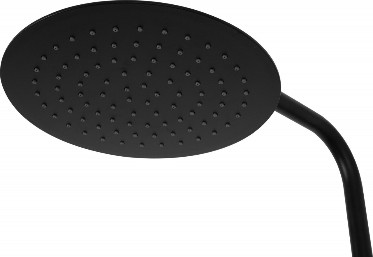 Poze Baterie pentru dus Mike negru mat - H 98,5 cm