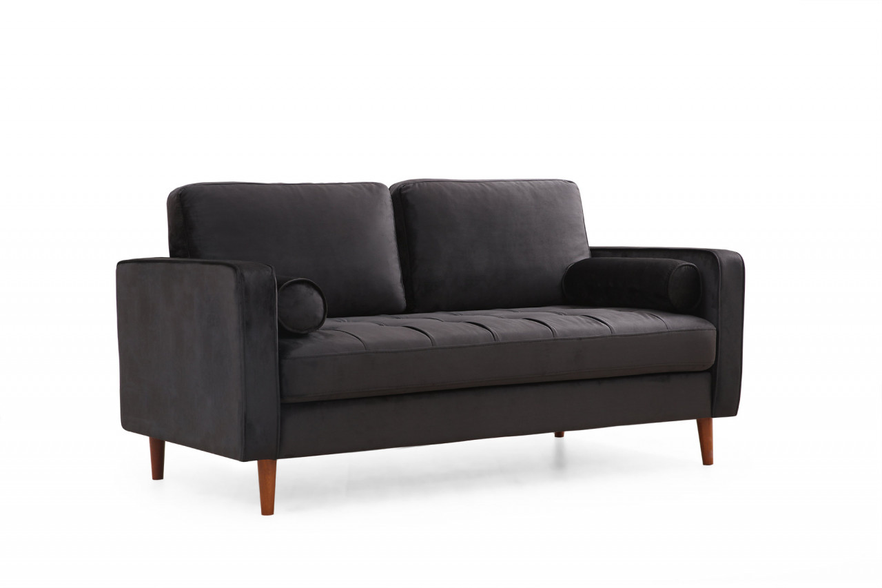 Poze Canapea 2 locuri Rome neagra