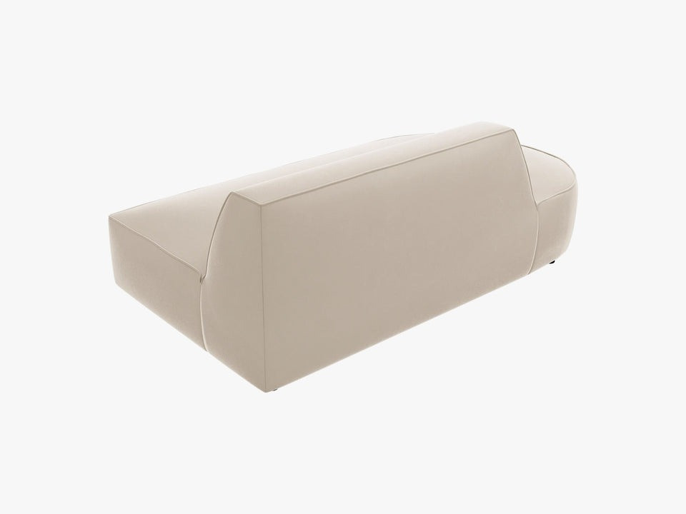 Poze Canapea 2 locuri rotunjita deschisa Ruby catifea L181 cm