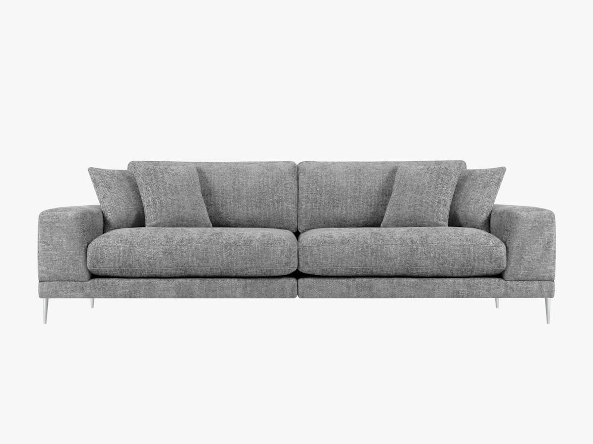 Poze Canapea 4 locuri Jog chenille L286 cm
