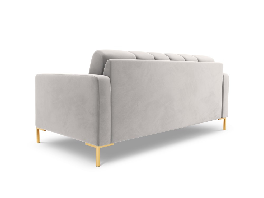 Poze Canapea Bali 2 locuri velvet/picioare gold – L152 x l92 x h75
