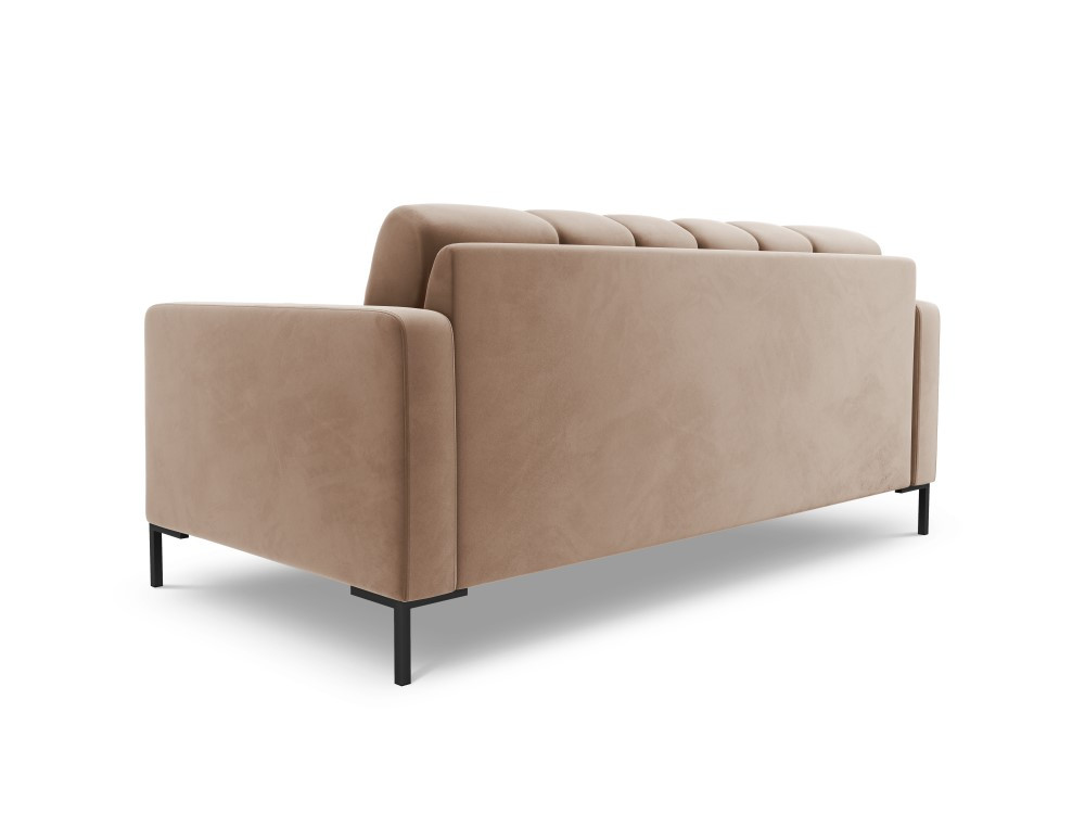 Poze Canapea Bali 2 locuri velvet/picioare negre – L152 x l92 x h75