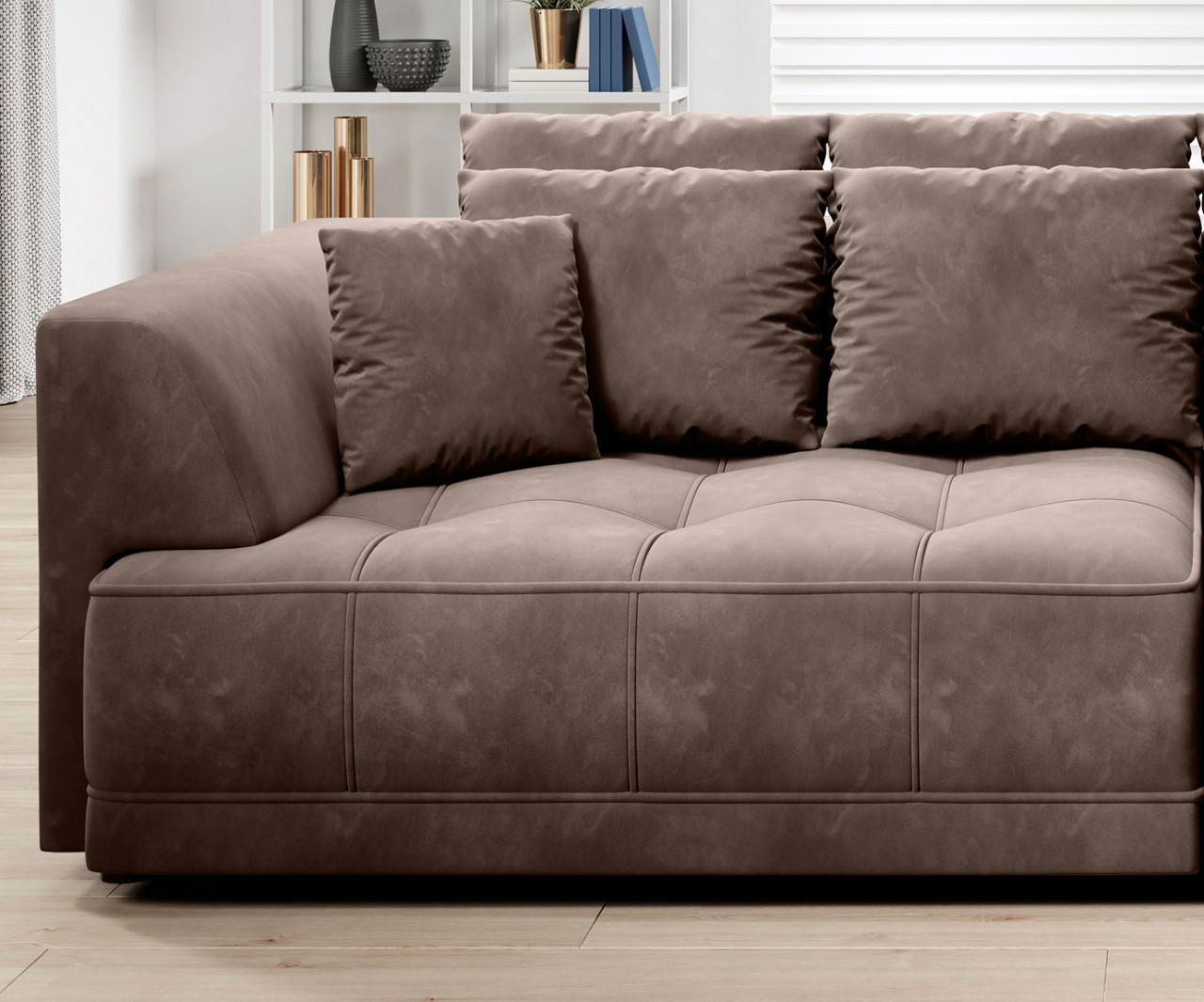 Poze Canapea cu reglaj electric Tiga Bigsofa L302 cm