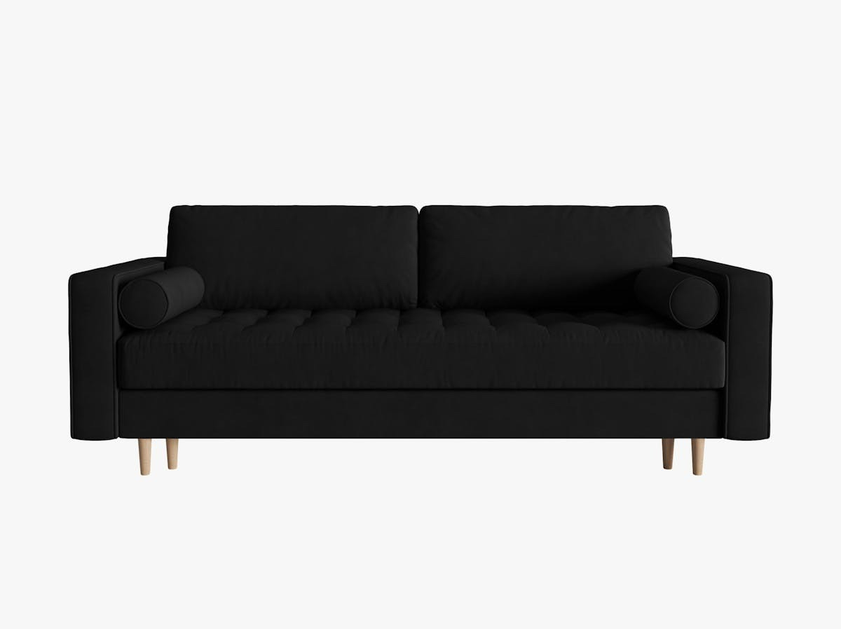 Poze Canapea extensibila 3 locuri Gobi catifea L225 cm