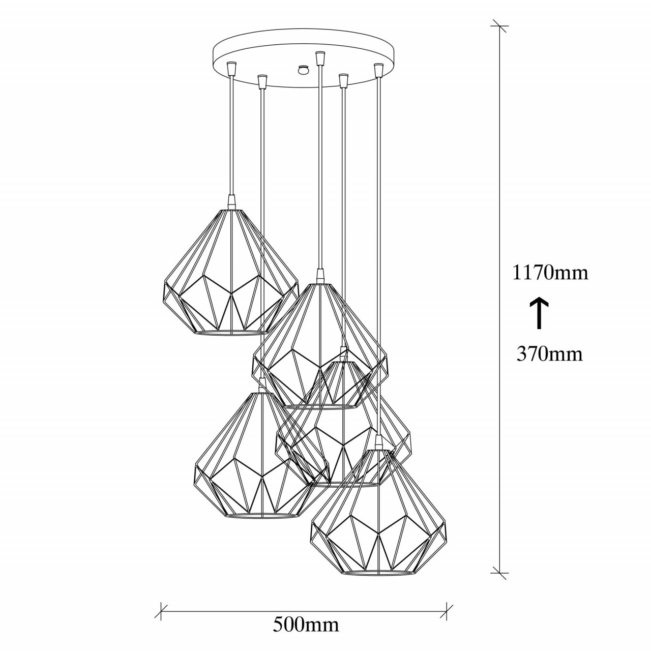 Poze Candelabru Diamond - 704-5S2