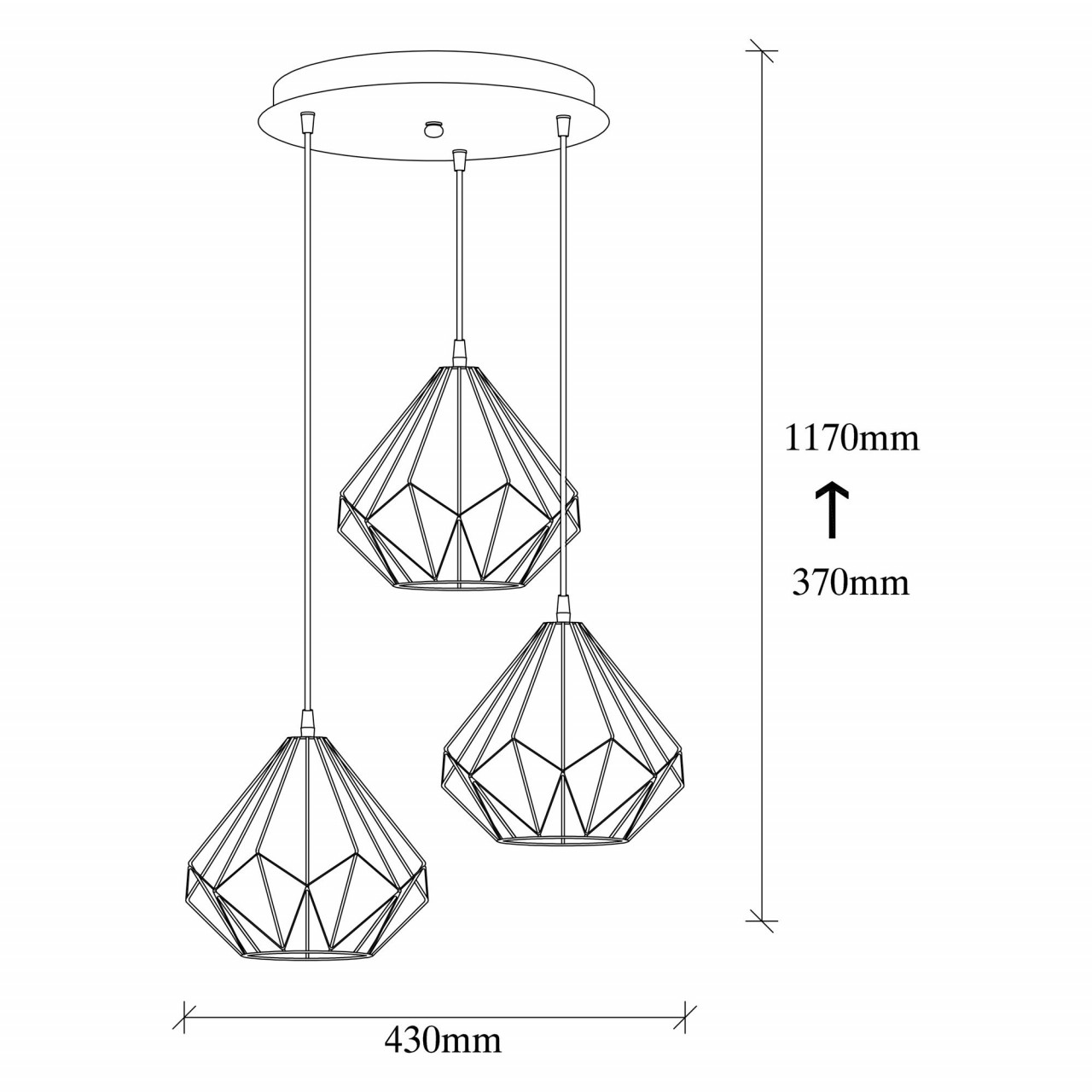 Poze Candelabru Diamond - 704-S2