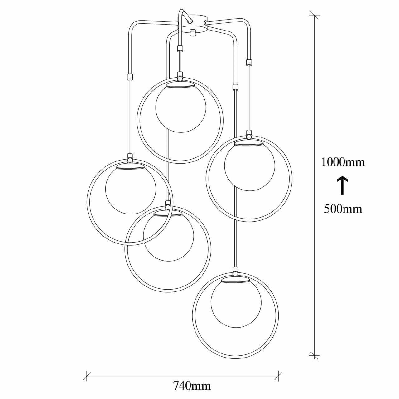 Poze Candelabru Dolunay - 4511