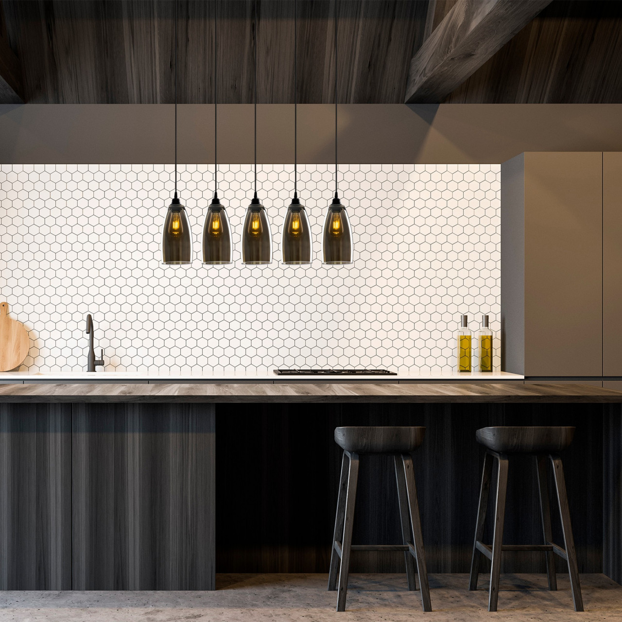 Poze Candelabru Smoked - 044