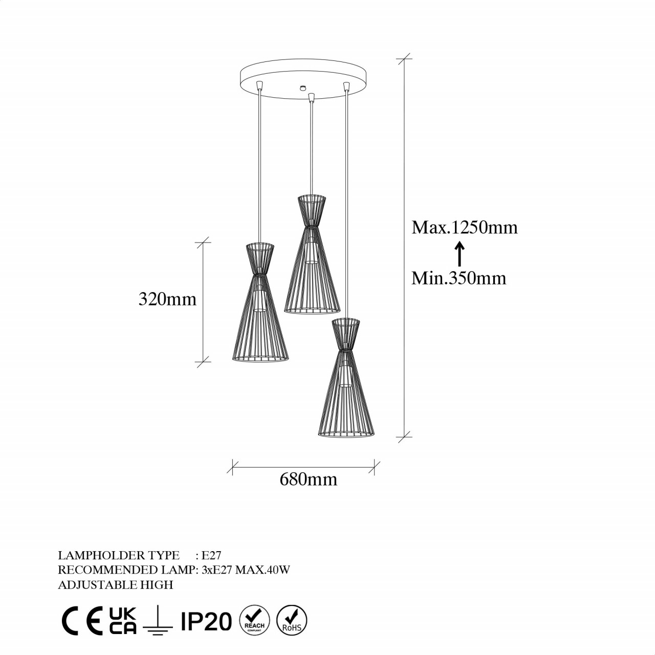 Poze Candelabru TELTOM-12035