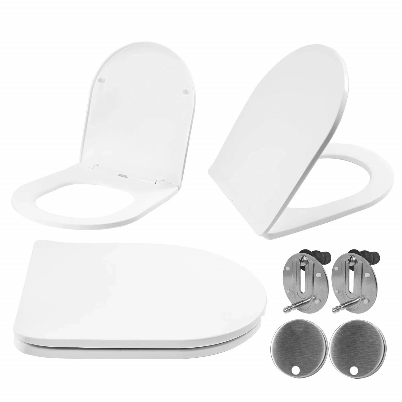 Poze Capac wc Uf Duroplast Flat alb