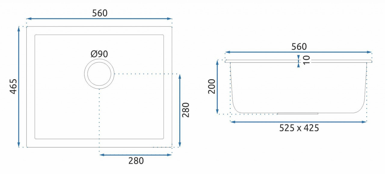 Poze Chiuveta bucatarie Granit Nels gri