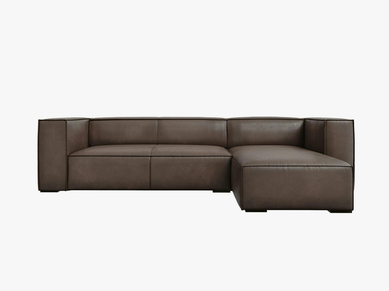 Poze Coltar 4 locuri Agawa piele naturala L290 cm