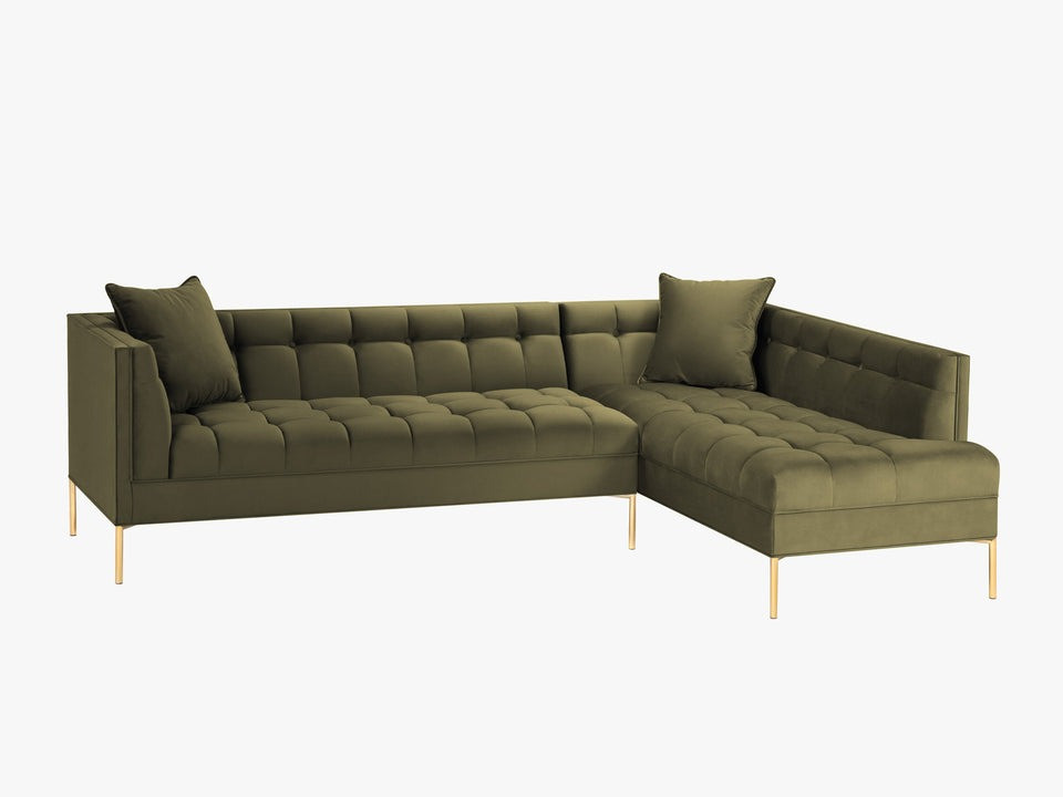 Poze Coltar 5 locuri Karoo catifea L270 cm