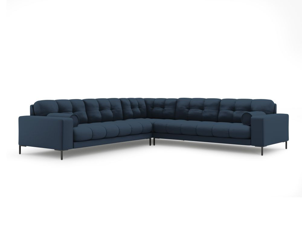 Poze Coltar 6 locuri Bali tapitat/picioare negre – L256 x l256 x h75