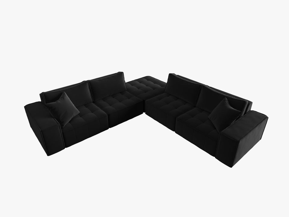 Poze Coltar 7 locuri Mike catifea L276 cm