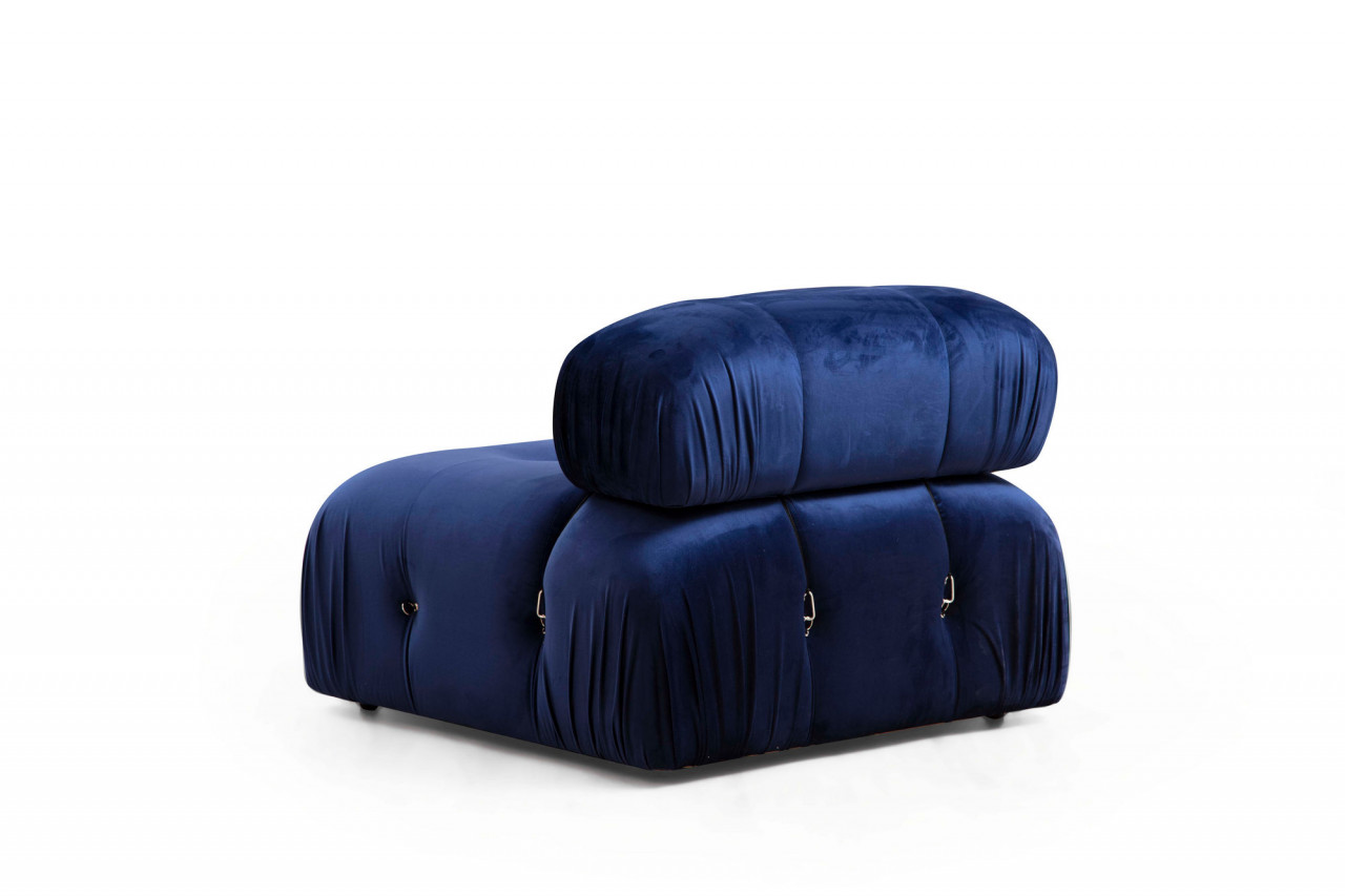 Poze Coltar Bubble velvet bleumarin L1-O1-1R-PUF