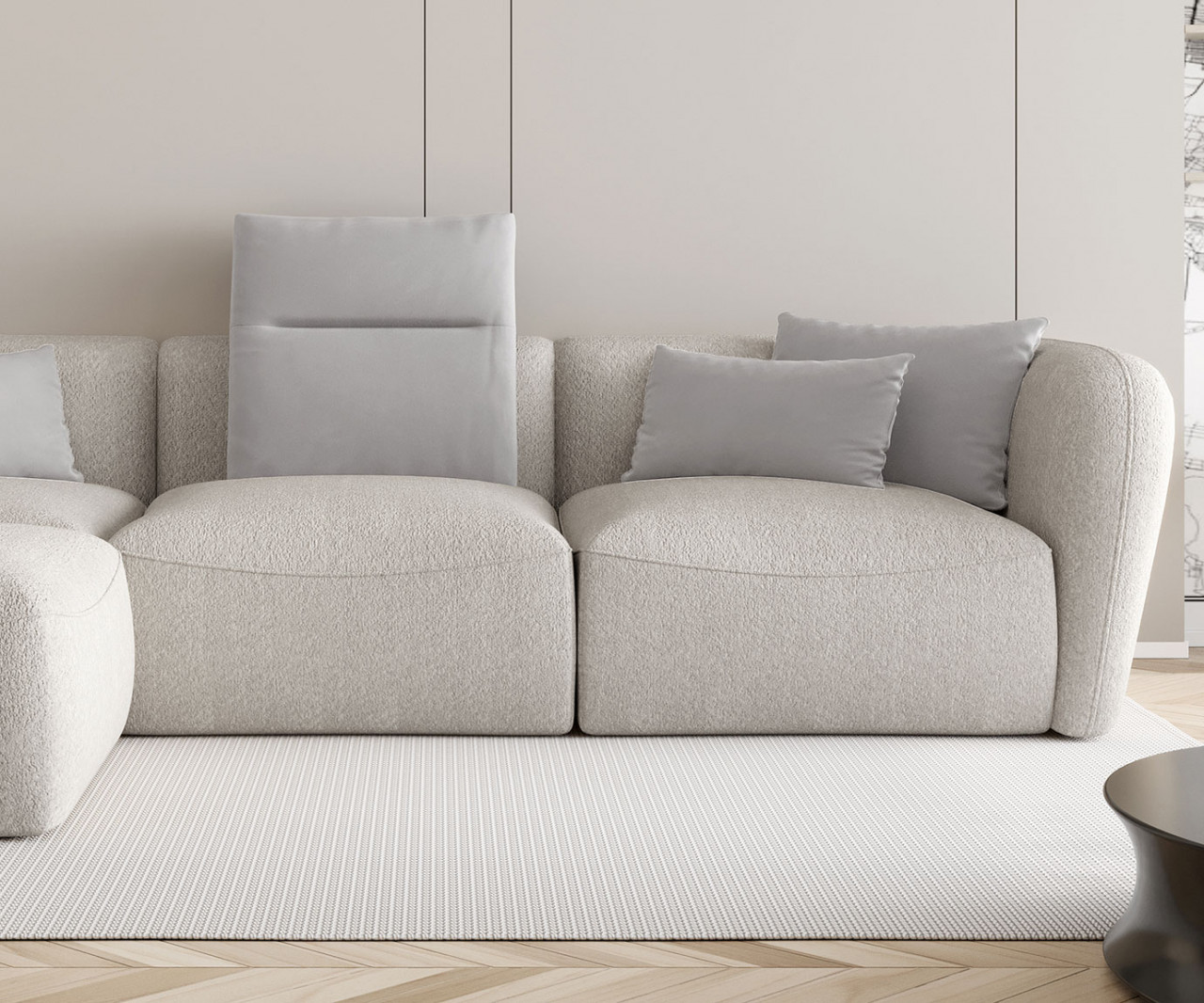 Poze Coltar Candelo mini - B80xL308xl190xh88 cm