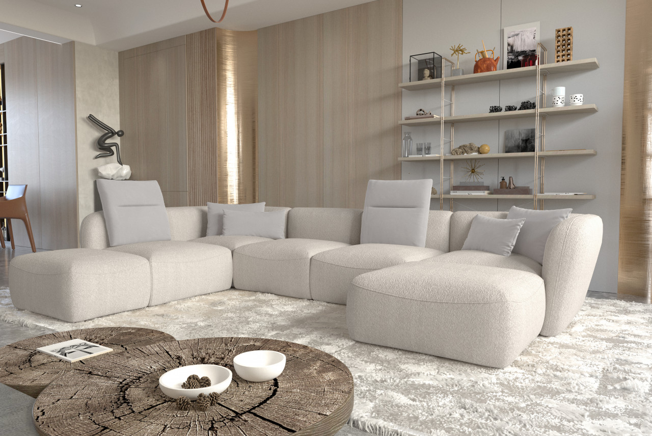 Poze Coltar Candelo XL - B80xL382xl236xh75 cm