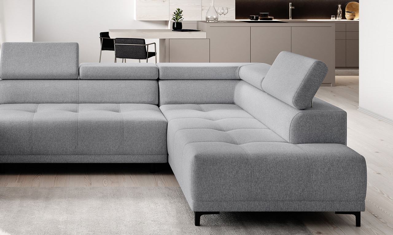 Poze Coltar cu reglaj electric Hugo XL - L353 x l204 x h97 cm