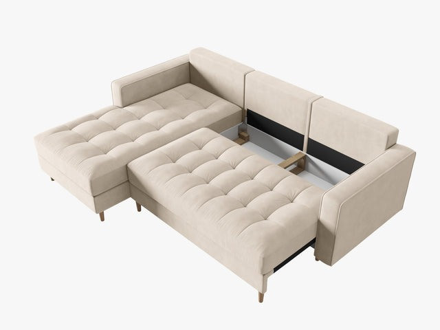 Poze Coltar extensibil 5 locuri Gobi catifea L240 cm