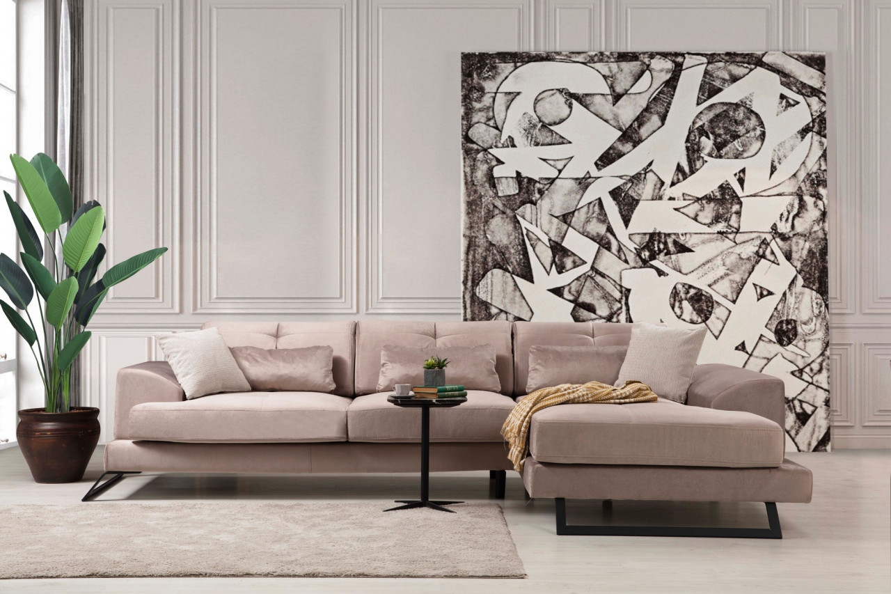 Poze Coltar Frido pe dreapta (L3+Chl) - Beige