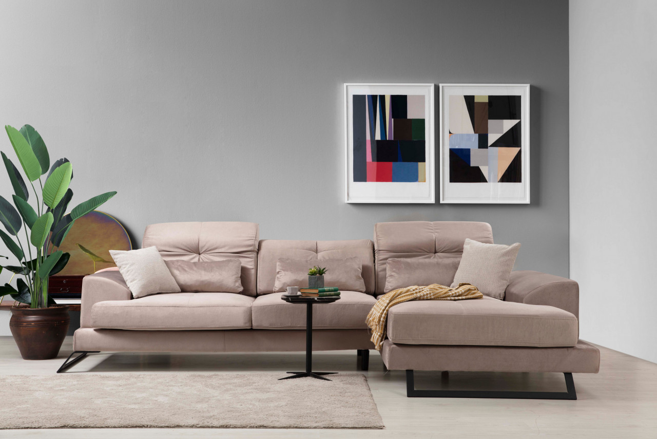Poze Coltar Frido pe dreapta (L3+Chl) - Beige