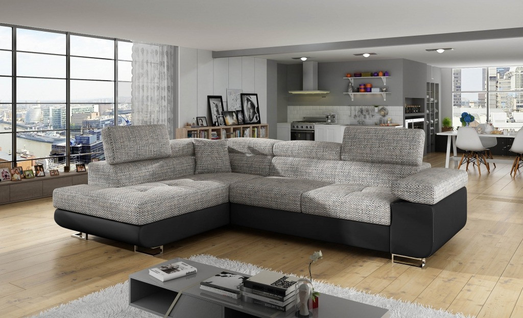 Poze Coltar living extensibil Anton – L275 x l202 x h70 cm