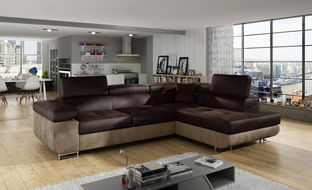 Poze Coltar living extensibil Anton – L275 x l202 x h70 cm
